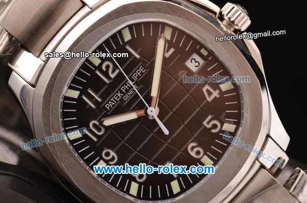 Patek Philippe Aquanaut 4813 Automatic Steel Case/Strap with Chocolate Dial - Click Image to Close